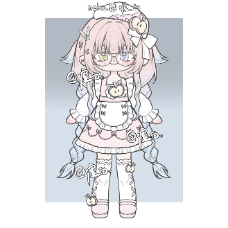 全身qq捏人一个（更新部分渐变发色