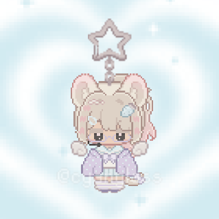像素keyring ‎•⩊•