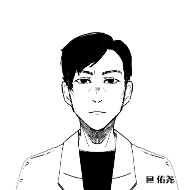 亚洲人中年普男捏脸