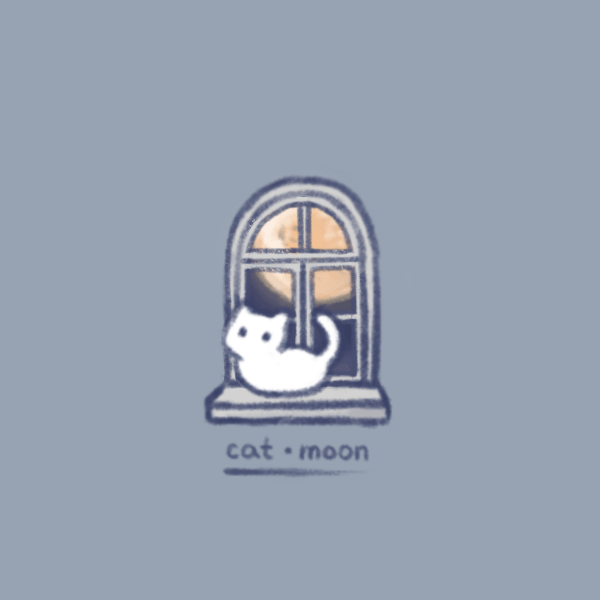 猫咪月亮窗
